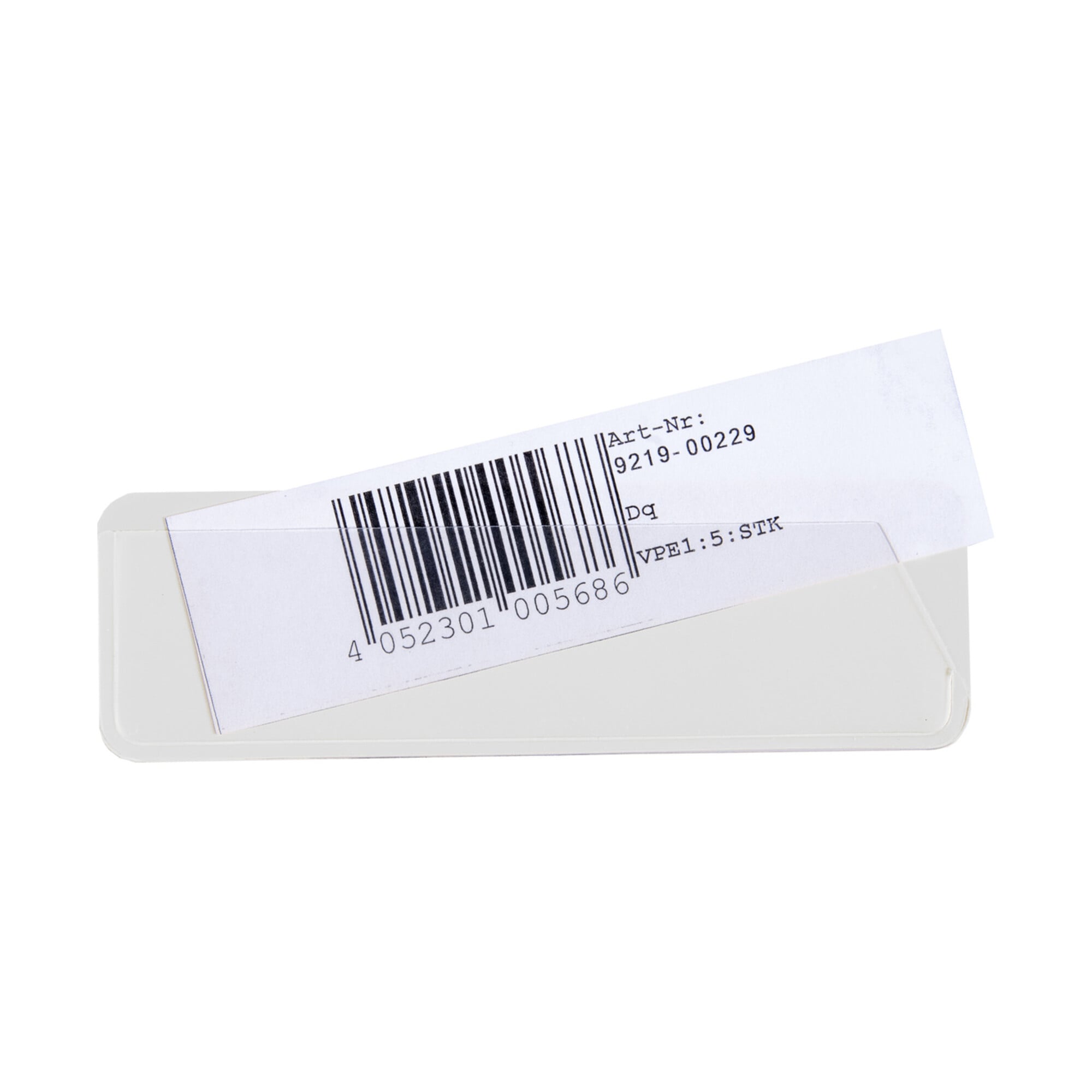 Eichner Selbstklebende Einsteckhüllen 40 x 120 mm weiß