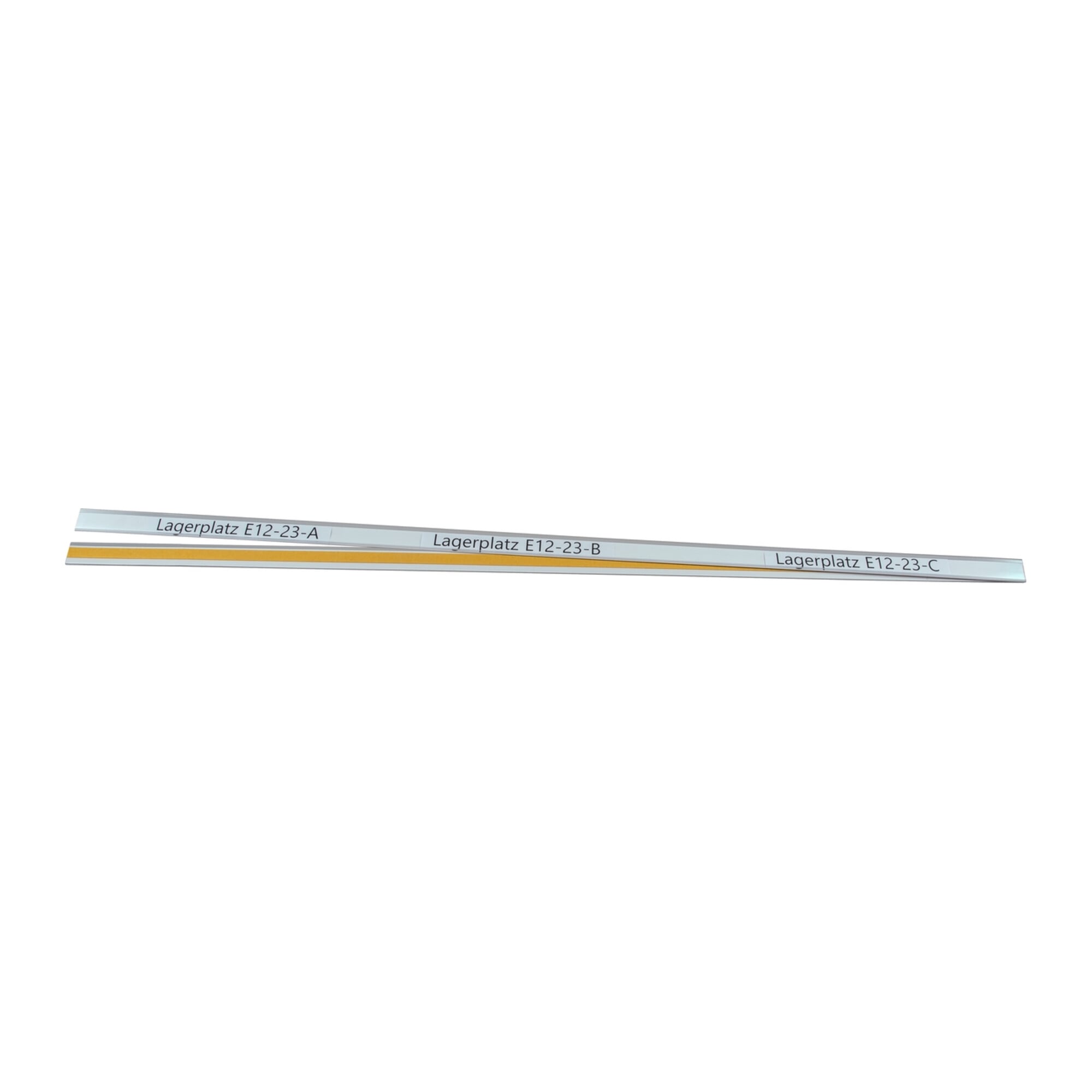 Eichner Selbstklebender Etikettenhalter aus PVC 25 x 1000 mm