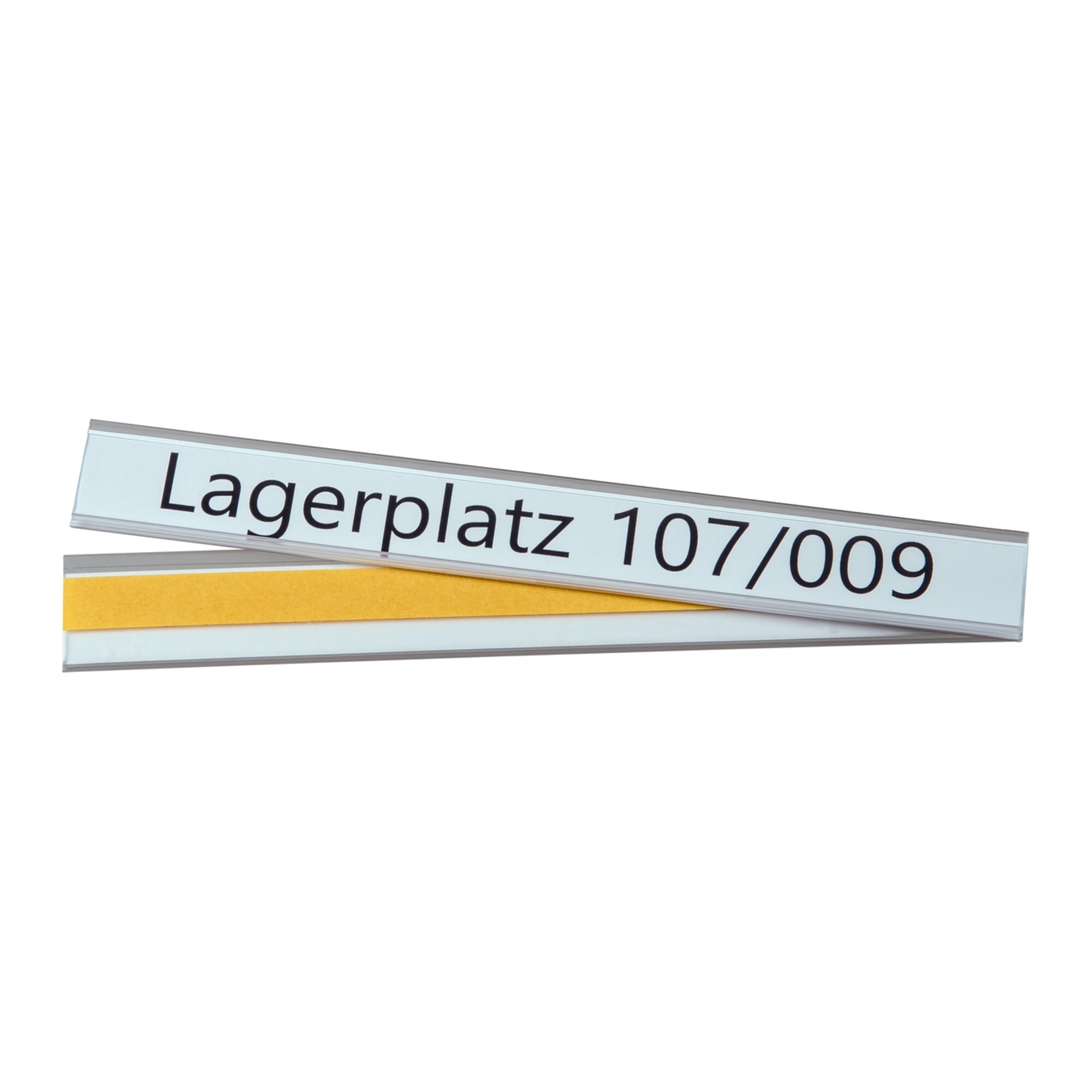 Eichner Selbstklebender Etikettenhalter aus PVC 25 x 200 mm
