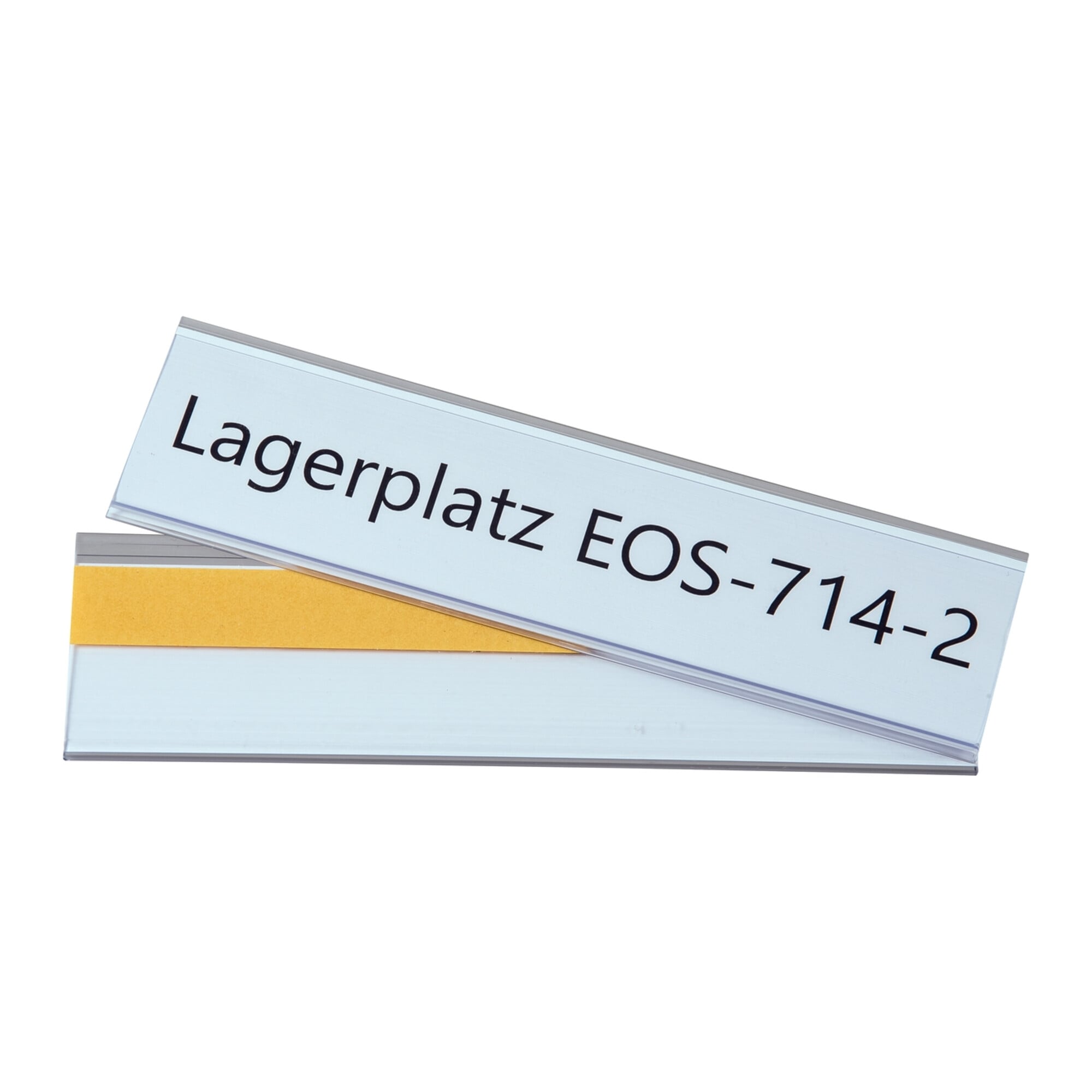 Eichner Selbstklebender Etikettenhalter aus PVC 80 x 200 mm