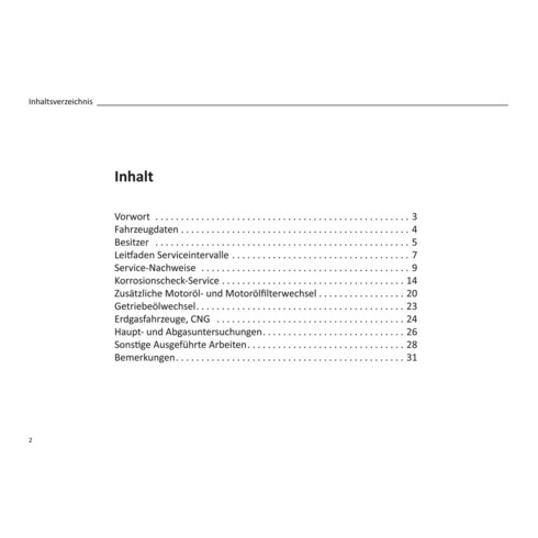 Eichner Service- und Wartungsheft