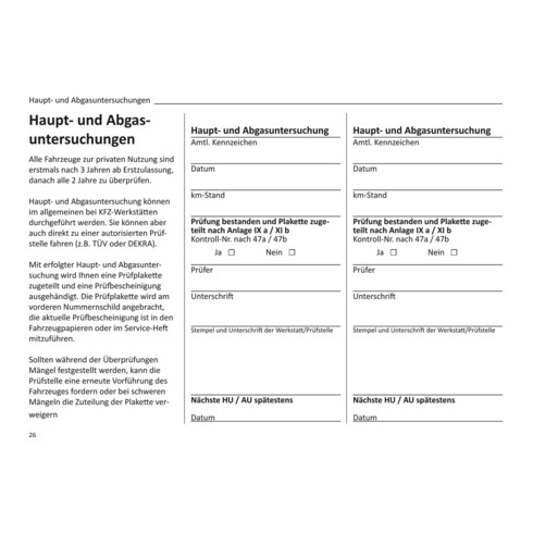 Eichner Service- und Wartungsheft