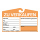 Eichner Spiegelanhänger Preisschild Analog orange-1
