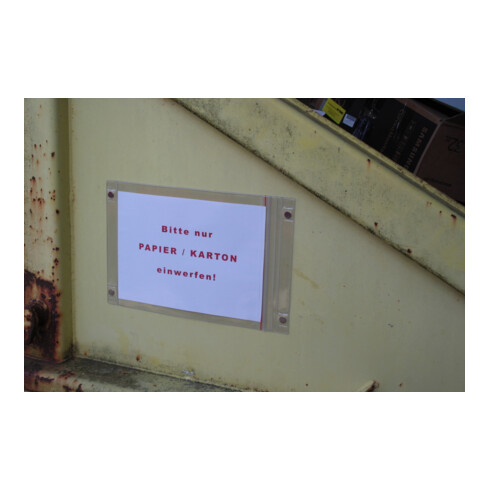 Eichner Transparente Magnettasche