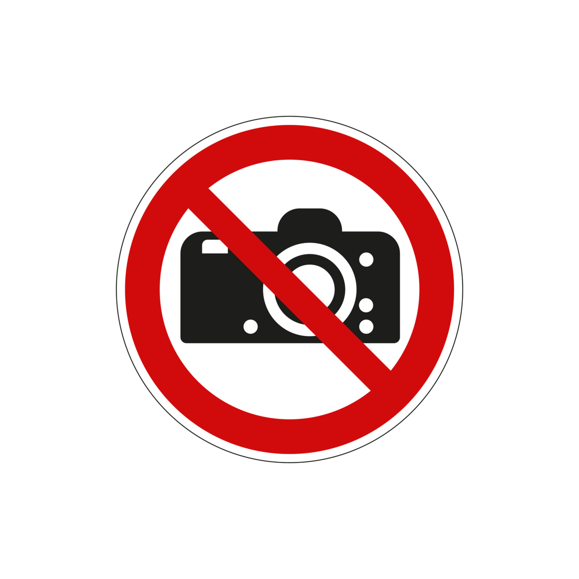 Eichner Verbotsschild Fotografieren verboten 31,5 cm