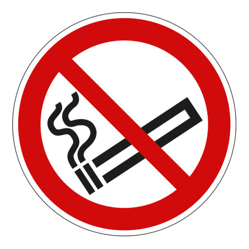 Eichner Verbotsschild Rauchen verboten 10 cm PVC