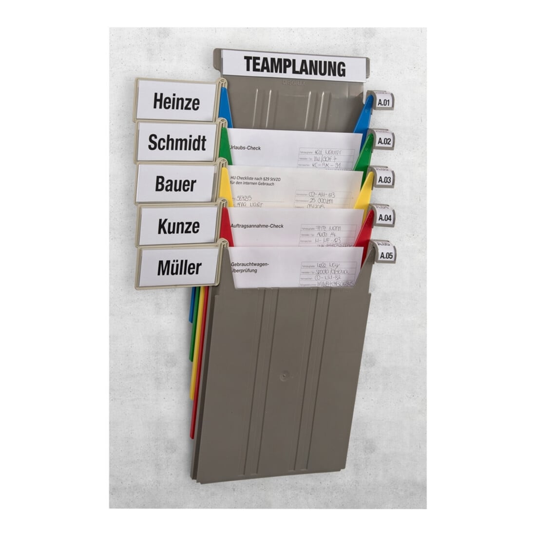 Eichner wand sorteerder "FLAT" Tray voor A4 hoge documenten