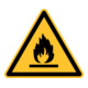 Eichner Warnschild Feuergefährliche Stoffe Alu-1