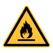 Eichner Warnschild Feuergefährliche Stoffe Alu