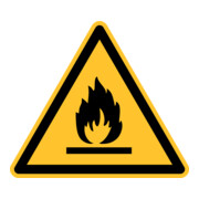 Eichner Warnschild Feuergefährliche Stoffe Alu-1