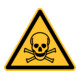 Eichner Warnschild Warnung vor tödlicher Gefahr PVC gelb-1