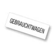 Eichner Werbe- Einlage Gebrauchtwagen Format