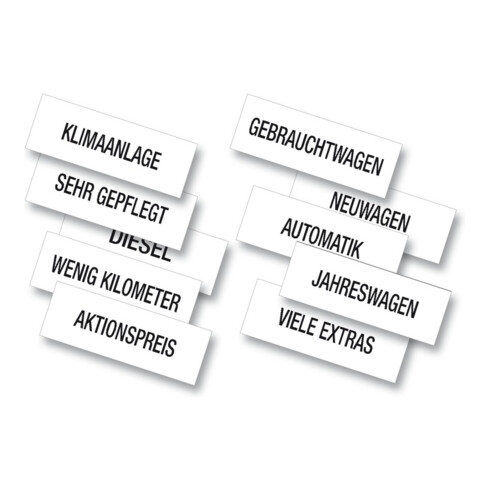 Eichner Werbe- Einlage Gebrauchtwagen Format