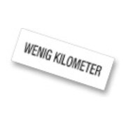 Eichner Werbe- Einlage Wenig Kilometer Format