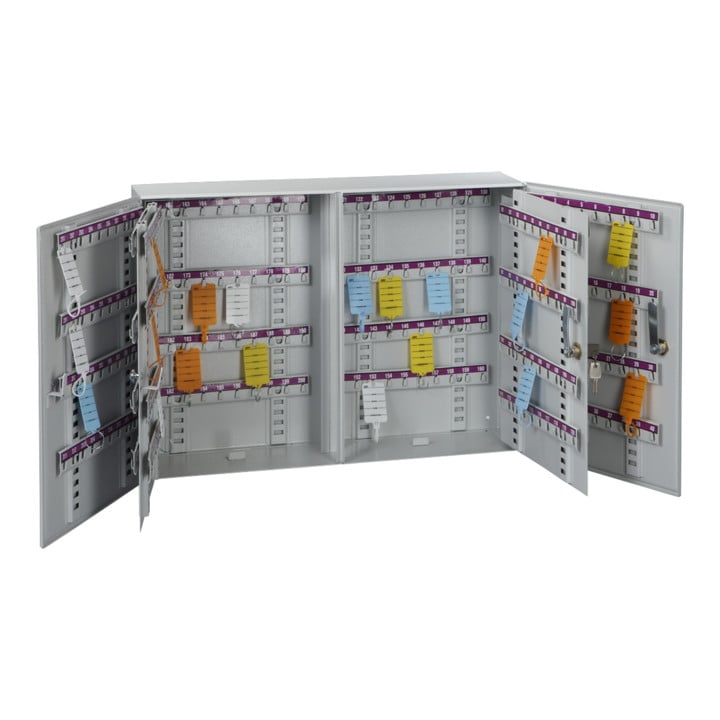 Eichner Zweitüriger Schlüsselschrank aus Metall 420 x 600 x 130 mm