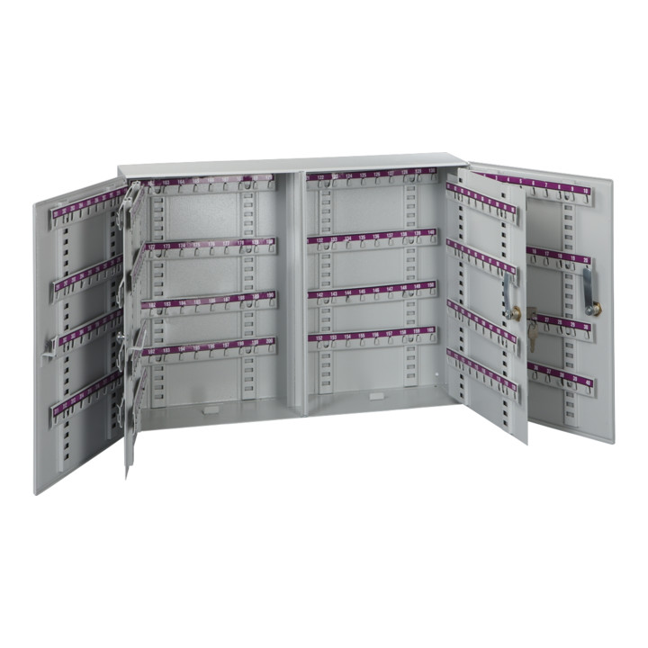 Eichner Zweitüriger Schlüsselschrank aus Metall 420 x 600 x 130 mm