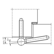 Einbohrband BAKA C 1-15 WF 3-tlg. topzink 60kg DIN L/R Holztüren-5