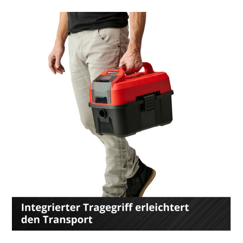 Einhell Accu Nat-droogzuiger TE-VC 18/10 Li-Solo