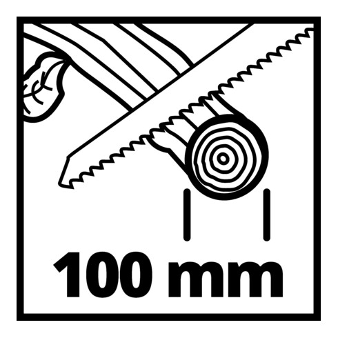 Einhell Akku-Astsäge GE-GS 18/150 Li-Solo