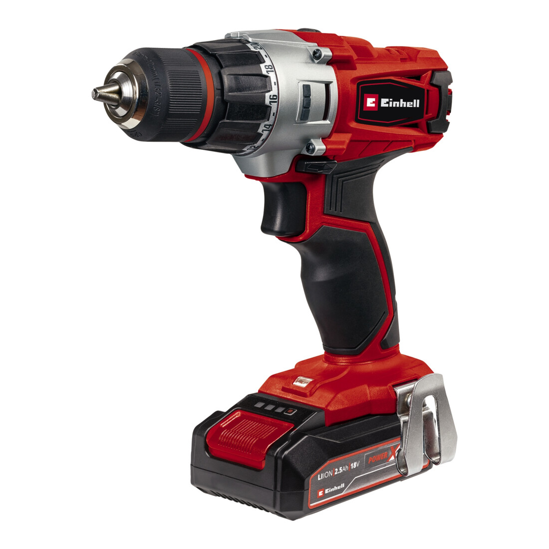 Einhell Akku-Bohrschrauber TE-CD 18/2 Li +39 (1x2,5 Ah)