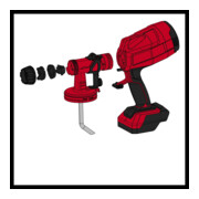 Einhell Akku-Farbsprühsystem(Sprühpi.) TC-SY 18/60 Li-Solo-5
