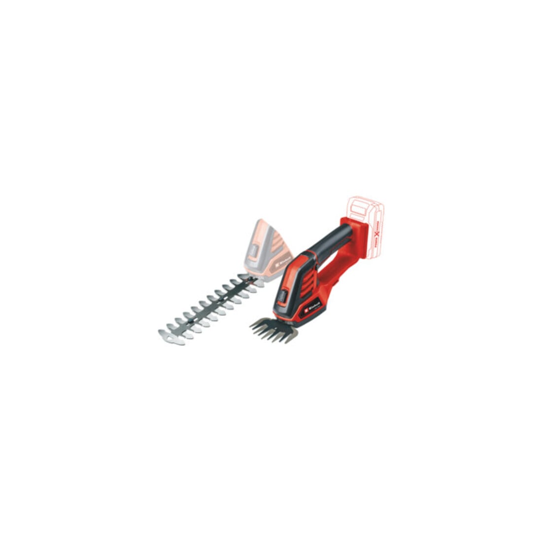 Einhell Akku-Gras- und Strauchschere GE-CG 18/100 Li-Solo