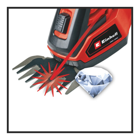Einhell Akku-Gras- und Strauchschere GE-CG 18/100 Li-Solo