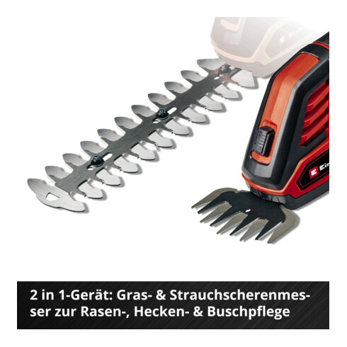 Einhell Akku-Gras- und Strauchschere GE-CG 18/100 Li T-Solo