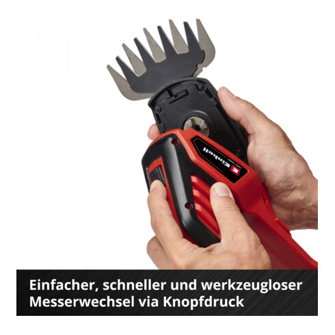 Einhell Akku-Gras- und Strauchschere GE-CG 18/100 Li T-Solo