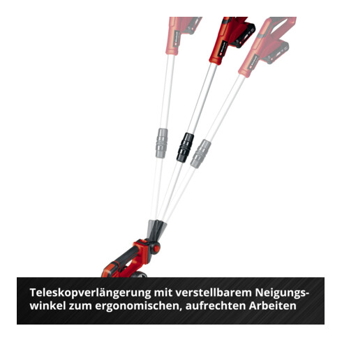 Einhell Akku-Gras- und Strauchschere GE-CG 18/100 Li T-Solo