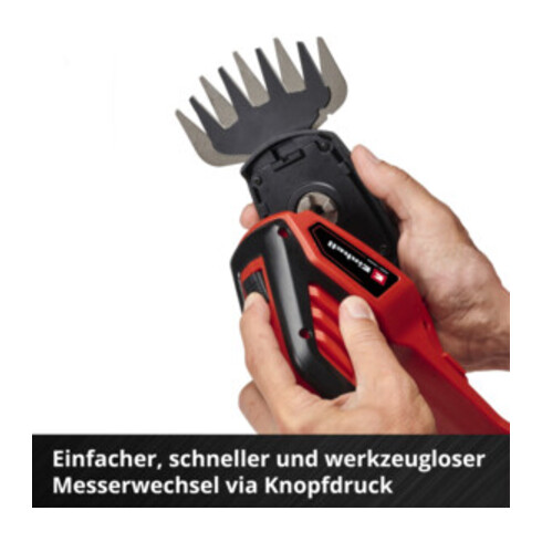 Einhell Akku-Gras- und Strauchschere GE-CG 18/100 Li T-Solo
