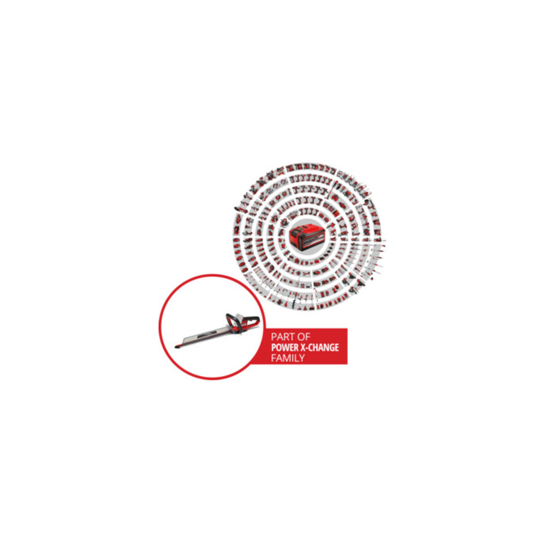 Einhell Akku-Heckenschere ARCURRA 18/55