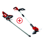 Einhell Akku-Heckenschere inkl. 2,5 Ah Starter-Kit + Akku-Rasentrimmer