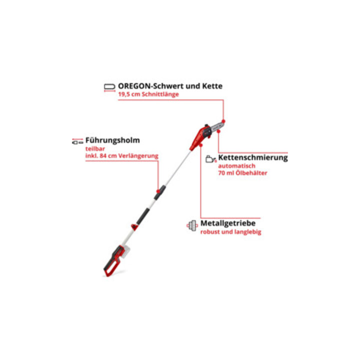 Einhell Akku-Hochentaster GC-LC 18/20 Li T-Solo