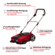Einhell Akku-Kehrmaschine TE-SW 18/610 Li-Solo-4