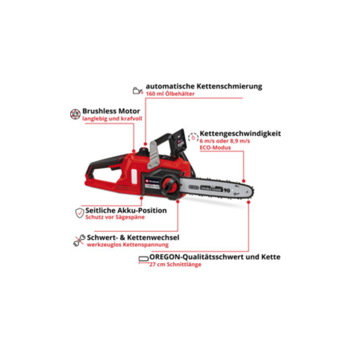Einhell Akku-Kettensäge FORTEXXA 18/30