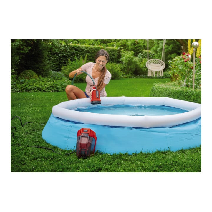 Einhell Akku-Klarwasserpumpe GE-SP 18 LL Li mit Akku 4,0Ah