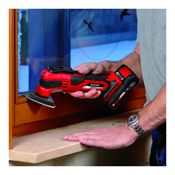 Einhell Akku-Multifunktionswerkzeug Varrito + 2.0Ah Starter-Kit + 2.0Ah Akku