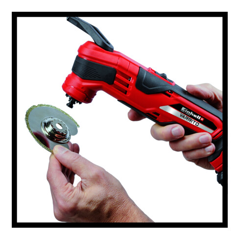 Einhell Akku-Multifunktionswerkzeug Varrito + 2.0Ah Starter-Kit + 2.0Ah Akku