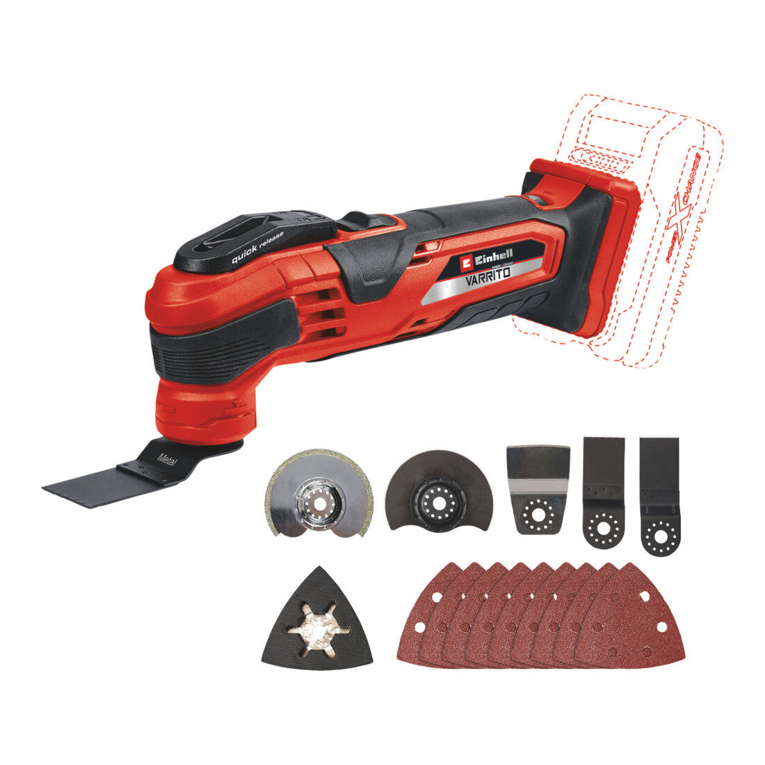 Einhell Akku-Multifunktionswerkzeug VARRITO