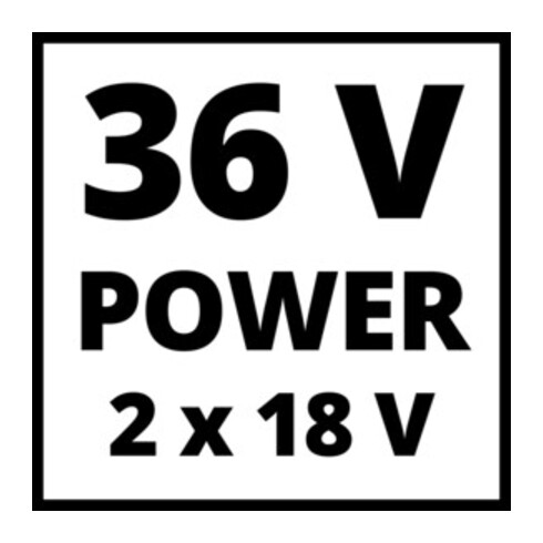 Einhell Akku-Rasenmäher GE-CM 36/33 Li (2x2,5Ah)