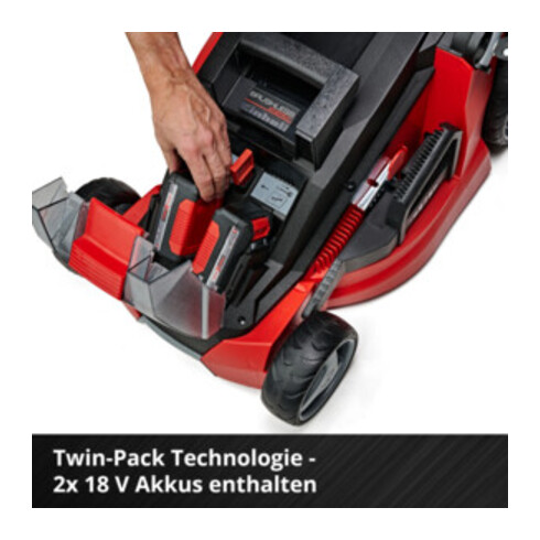 Einhell Akku-Rasenmäher GE-CM 43 Li M Kit (2x4,0Ah)