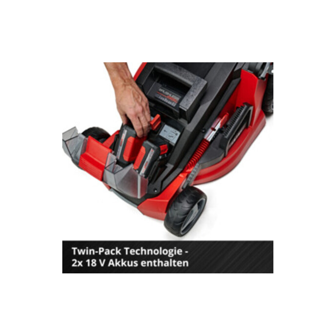 Einhell Akku-Rasenmäher GE-CM 43 Li M Kit (2x4,0Ah)