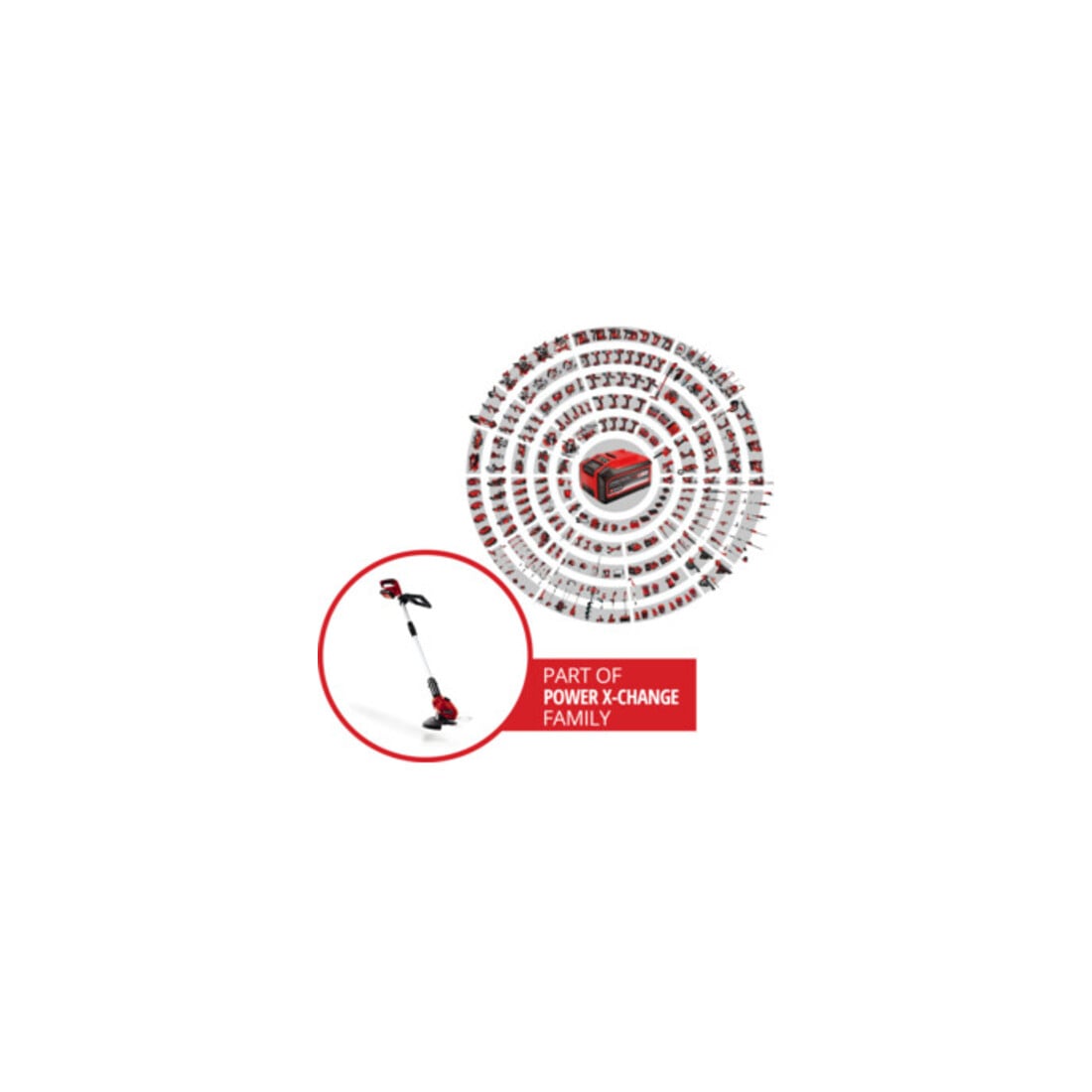 Einhell Akku-Rasentrimmer GE-CT 18 Li Kit (1x2,0Ah)