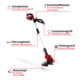 Einhell Akku-Rasentrimmer GE-CT 18 Li Kit (1x2,0Ah)