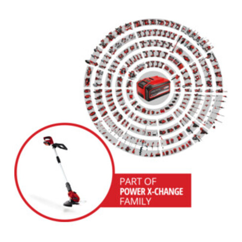Einhell Akku-Rasentrimmer GE-CT 18 Li Kit (1x2,0Ah)