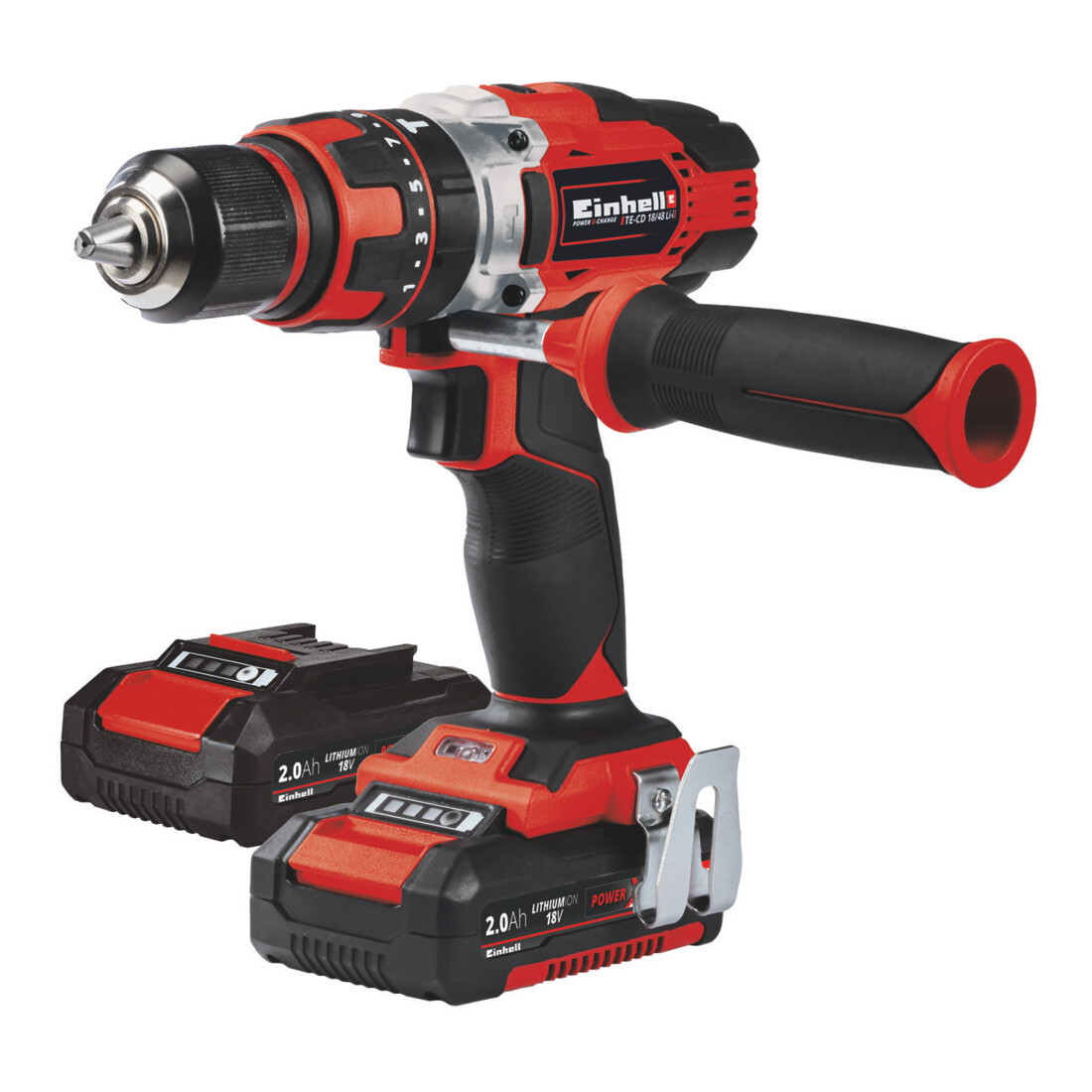 Einhell Akku-Schlagbohrschrauber TE-CD 18/48 Li-i (2x2,0Ah)