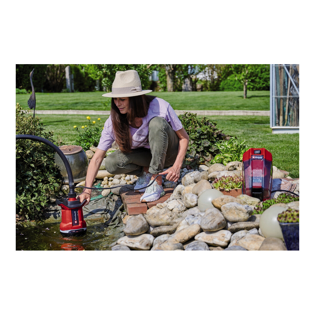 Einhell Akku-Schmutzwasserpumpe GE-DP 18/25 Li - Solo