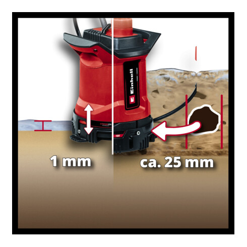 Einhell Akku-Schmutzwasserpumpe GE-DP 18/25 LL Li - Solo