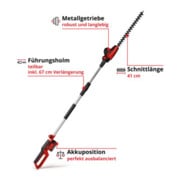 Einhell Akku-Stab-Heckenschere GC-HH 18/45 Li T-Solo-4